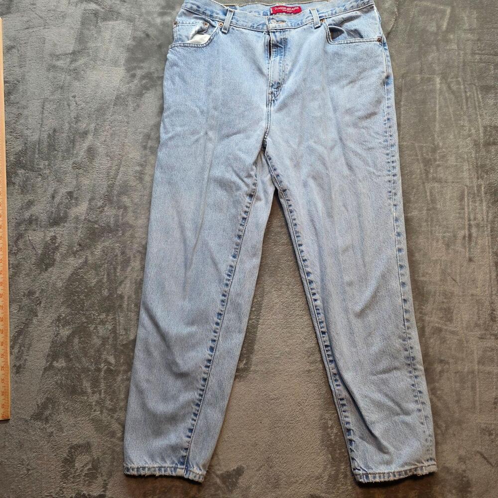 Levi's 550‎ Jeans Womens 16 M Blue Light Wash Classic Relaxed Denim Vintage